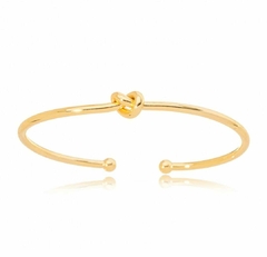 Bracelete Nó Liso Banho de Ouro 18K - comprar online