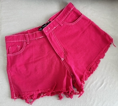 Short jean fucsia