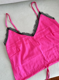 Blusa fucsia