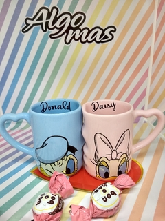 TAZA CERÁMICA TU Y YO DONALD, PALTA. - Algo Mas