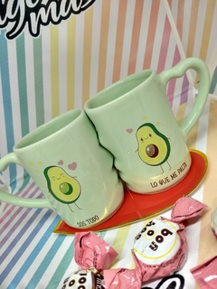 TAZA CERÁMICA TU Y YO DONALD, PALTA. - tienda online