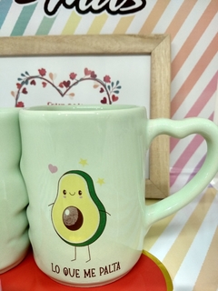 Imagen de TAZA CERÁMICA TU Y YO DONALD, PALTA.