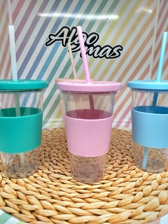 VASOS ACRÍLICOS CON FRANJAS