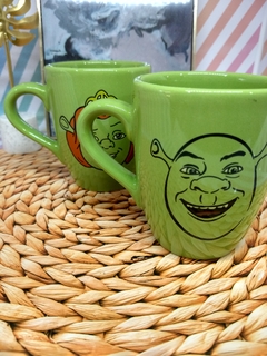 TAZAS SHREK & FIONA - comprar online