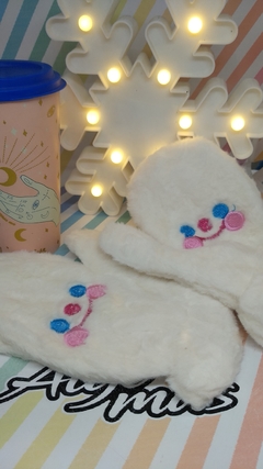 GUANTES NIEVE PELUCHE KAWAII