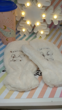 GUANTES NIEVE PELUCHE KAWAII - Algo Mas