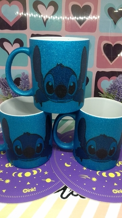 TAZAS STICH CON BRILLO - comprar online