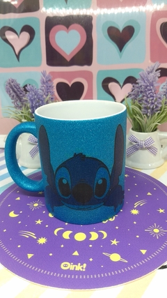 TAZAS STICH CON BRILLO