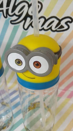 BOTELLA TOPPER MINIONS 3D - Algo Mas