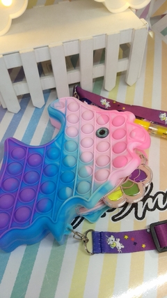 CARTERITA UNICORNIO POP IT - comprar online