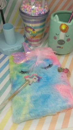 DIARIO INTIMO UNICORNIO PELUCHE - tienda online