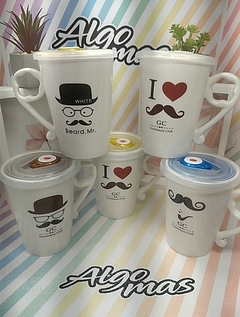 TAZA CERAMCA MOSTACHO