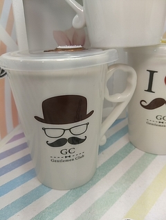 TAZA CERAMCA MOSTACHO - comprar online