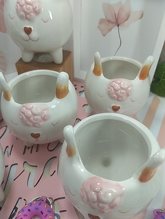 Imagen de MACETA CERAMCA GATITO