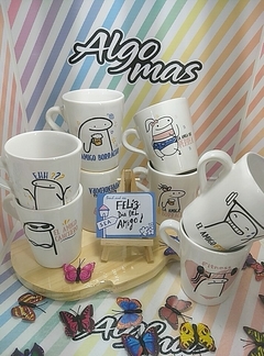 TAZA CONICA FLORK DIA DEL AMIGO en internet