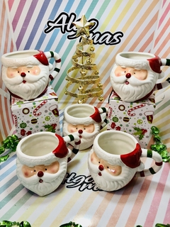 TAZA BLANCA PAPÁ NOEL