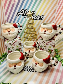 TAZA BLANCA PAPÁ NOEL - comprar online