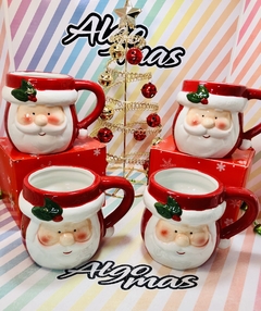 TAZAS ROJAS PAPÁ NOEL