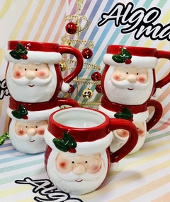 TAZAS ROJAS PAPÁ NOEL - Algo Mas