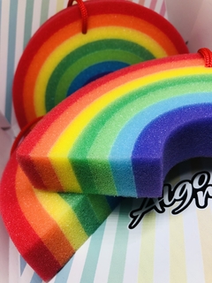 ESPONJA BAÑO ARCO IRIS - comprar online