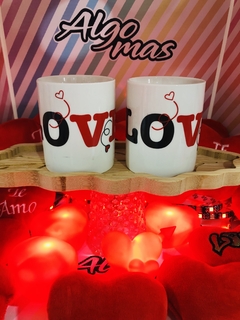 SET X 2 TAZAS LOVE - Algo Mas