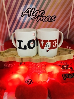 SET X 2 TAZAS LOVE