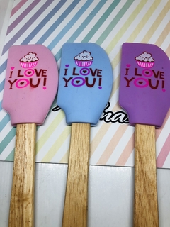 ESPATULA SILICONA I LOVE YOU - comprar online