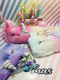 CARTUCHERA PELUCHE UNICORNIO en internet