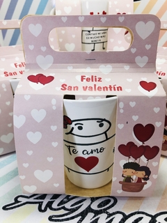 TAZA FLORK ENAMORADO - Algo Mas