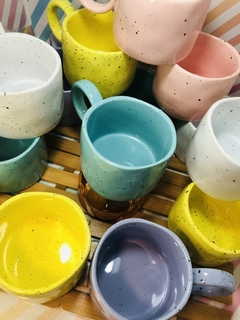 TAZA BAJAS COLOR PASTEL - Algo Mas