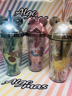 VASOS GLITTER OREJITAS