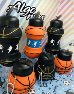 BOTELLA SILICONA BASQUET - comprar online