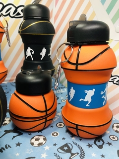 Imagen de BOTELLA SILICONA BASQUET