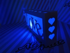 VELADOR BOX LOVE LED - tienda online