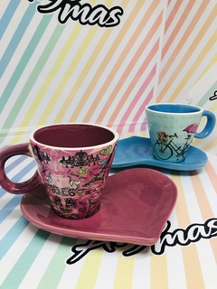 SET TAZA & PLATO CORAZÓN