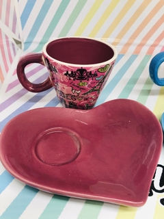 SET TAZA & PLATO CORAZÓN - tienda online