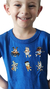 Remera azul Bluey Personajes Halloween manga corta - comprar online