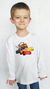 Remera blanca Cars