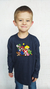 Remera azul Mario bross