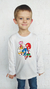 Remera blanca Sonic