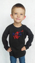 Remera negra Spiderman