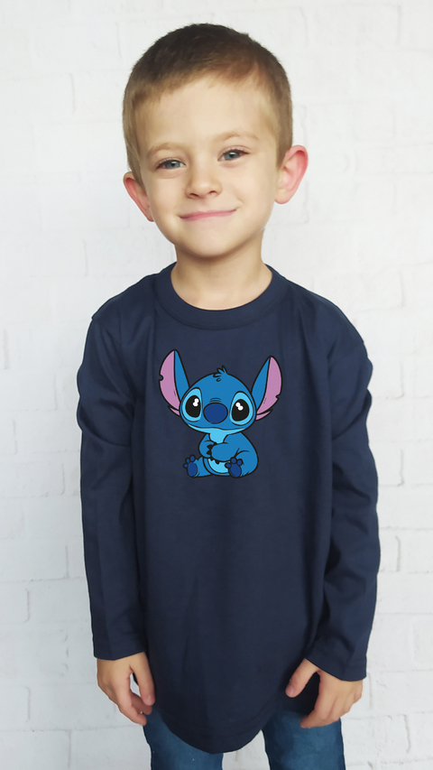 Remera azul Stich