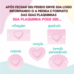 Etiquetas de Acrílico Dourado - Vivi Ramos Personalizados