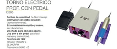 Torno Eléctrico Profesional con Pedal Duga Cód. D205 x 1 unid - Duga - comprar online