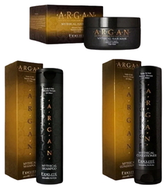 Combo 1 Máscara Argán x 250 g + 1 Shampoo Argán x 260 ml + 1 Conditioner Argán x 260 ml - Fidelité