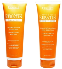 Combo 1 Shampoo con Keratina x 230 ml + 1 Conditioner con Keratina x 230 ml - Fidelité