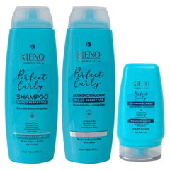 Combo 1 Shampoo Perfect Curly x 350 ml + 1 Acondicionador Perfect Curly x 350 ml + 1 Activador de Rulos Perfect Curly x 150 cc - Kleno