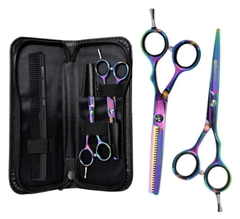 Kit Tijera Corte + Pulir Azul x 1 unid - Style . Cut - tienda online