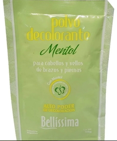 Polvo Decolorante Sobre Bellíssima Mentol x 50 g - Bellíssima