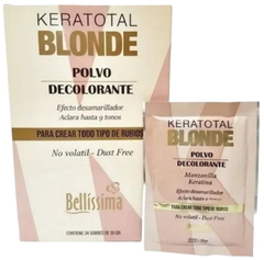 Keratotal Blonde Polvo Decolorante Desamarillador x 20 g - Bellíssima